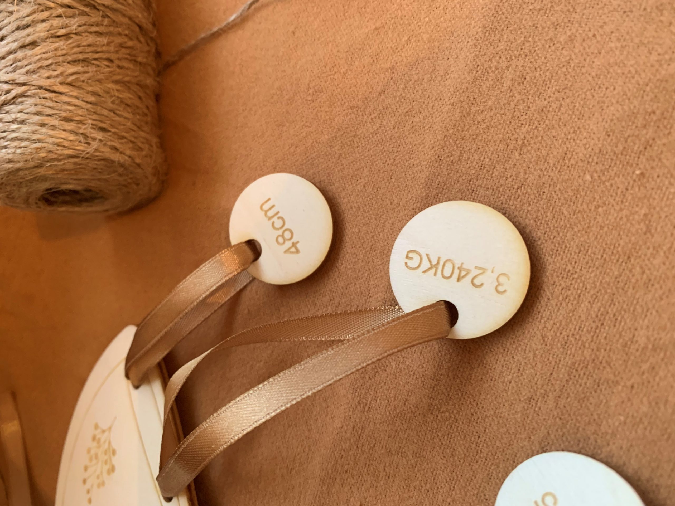 Décoration Mobile naissance en bois – Image 3