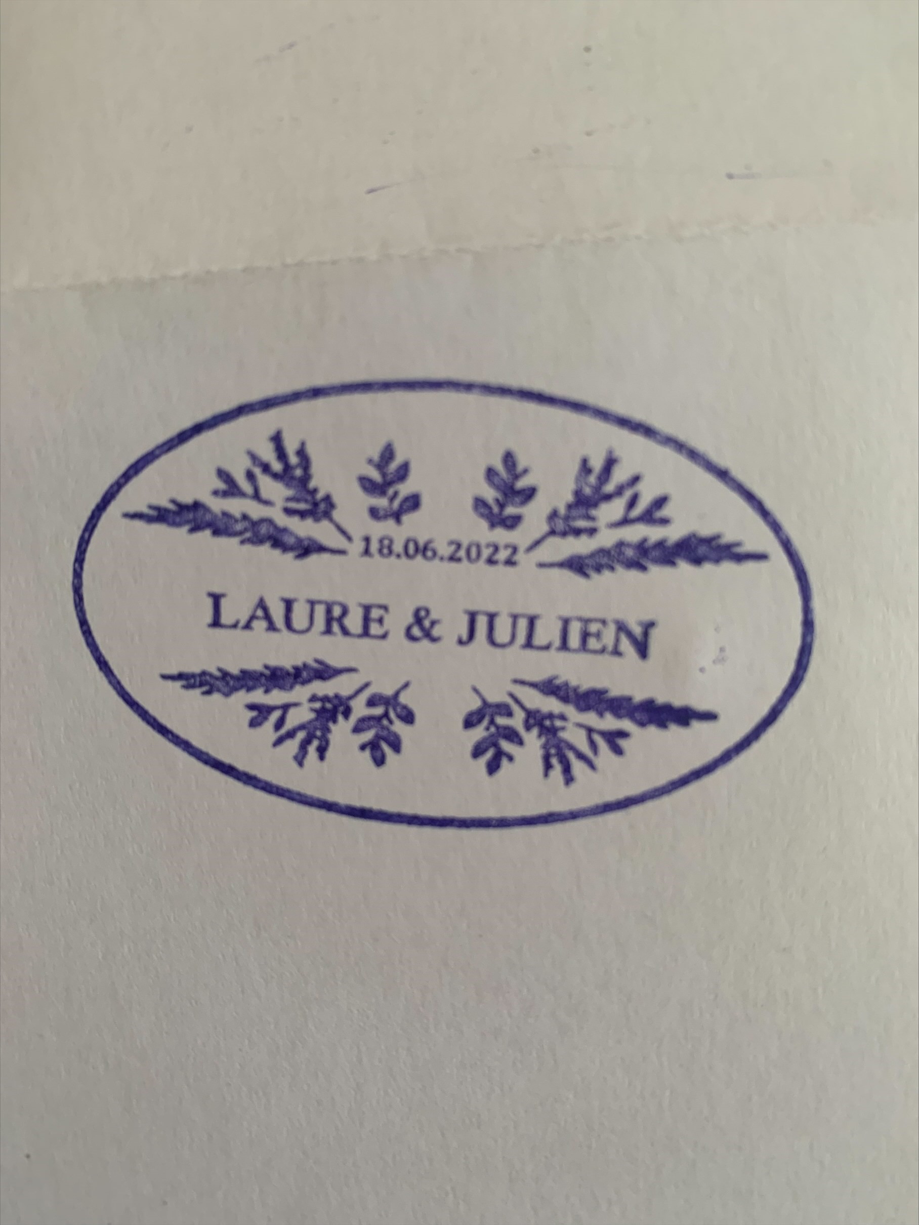 tampon en bois mariage – Image 4