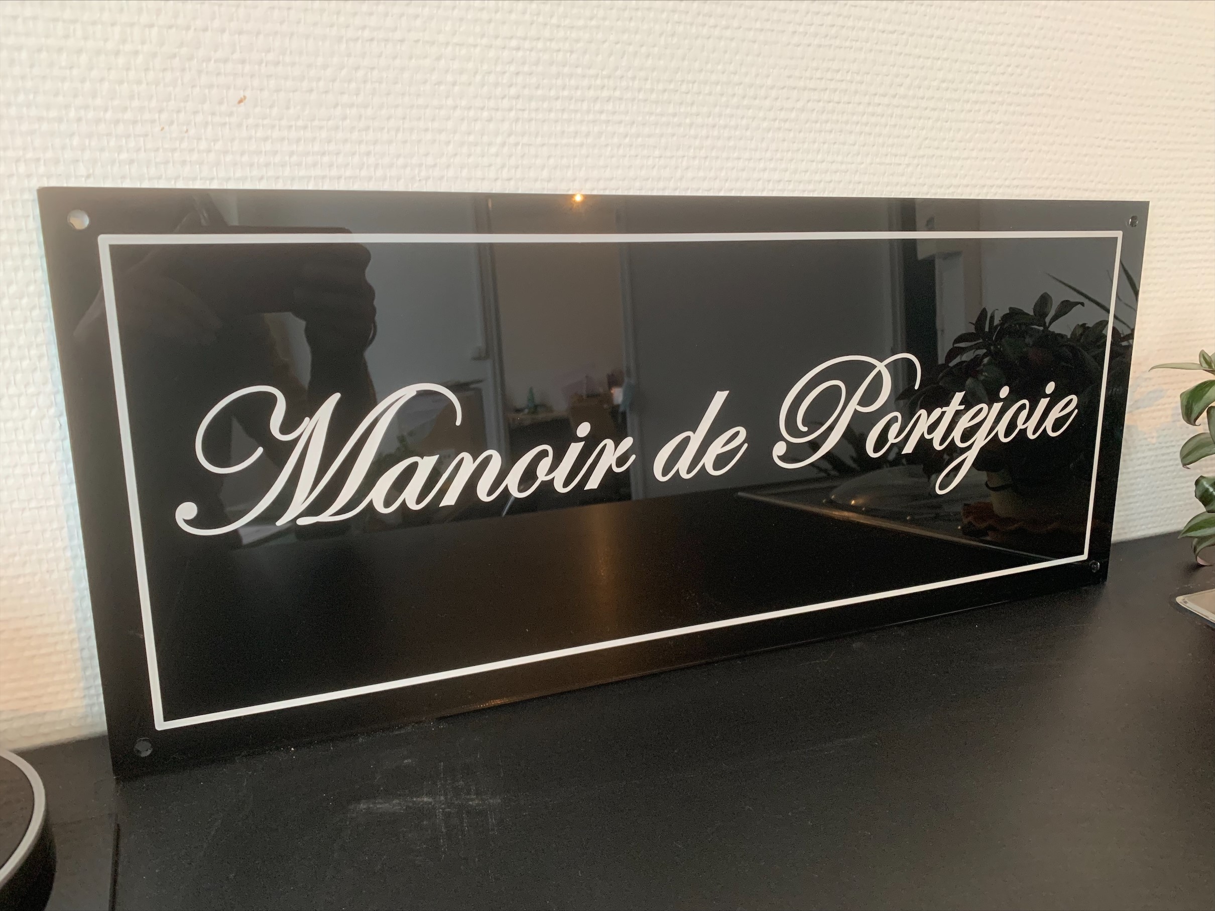 Plaque professionnelle- noir – Image 3