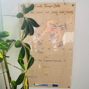 Calendrier mensuel / semaine personnalisé