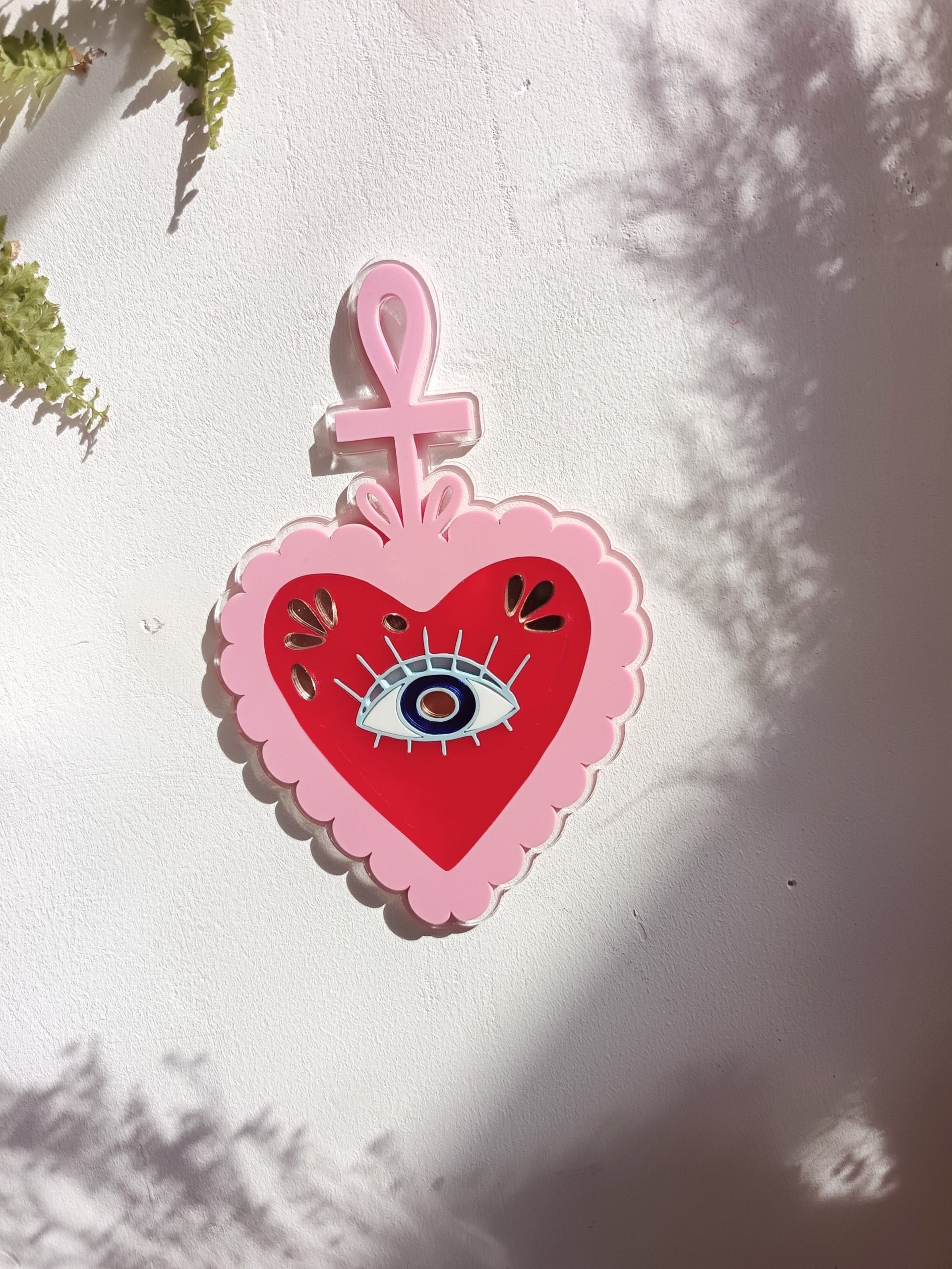 Ex Voto Décoratif Mural, coeur